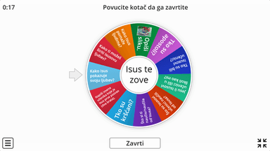 Isusovi prijatelji KV 2.razred-kolo sreće igra