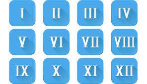 Rimski brojevi do 12