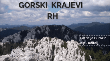 Gorski krajevi RH
