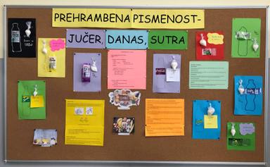Radionica Određivanje količine šećera u napitcima koje konzumiraju srednjoškolci u sklopu Međupredmetnog školskog projekta Prehrambena pismenost – jučer, danas, sutra