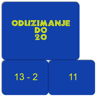 Oduzimanje do 20