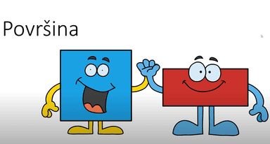 4.r - računanje površine kvadrata i pravokutnika