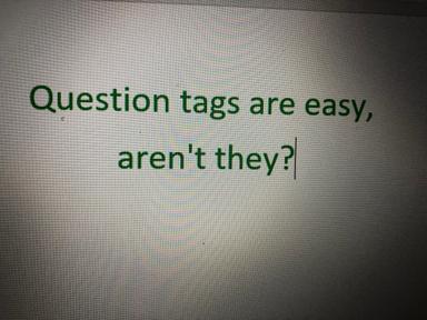 Question tags