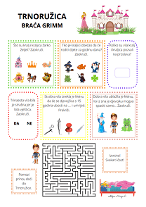 Trnoružica, braća Grimm