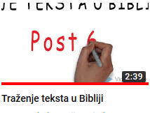 Traženje teksta u Bibliji