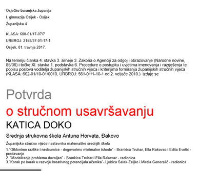Potvrda Asso