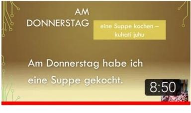 Meine Woche: Gegenwart und Vergangenheit