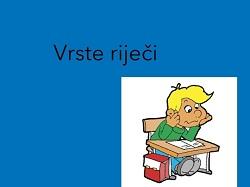 Vrste riječi