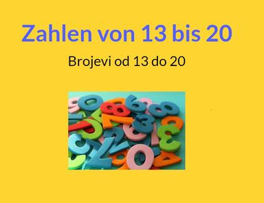 NJEMAČKI JEZIK 4 Metodička preporuka za blok-sat: Zahlen von 13 bis 20 + DACH