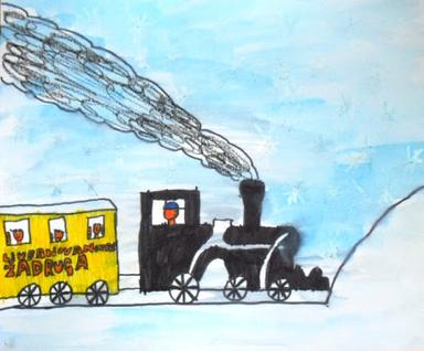 Vlak u snijegu, Mato Lovrak