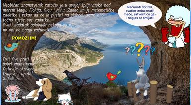 ECSAPE: Zbrajanje i oduzimanje brojeva do 100, interaktivna igra za tablete/ interaktivnu ploču