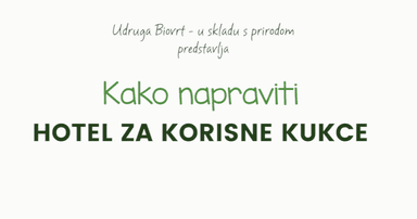 Video - Kako napraviti hotel za korisne kukce