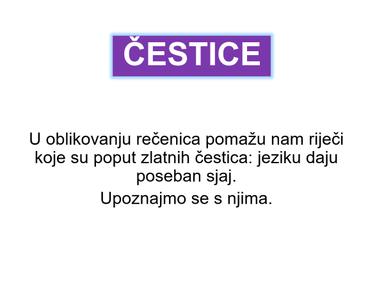 Čestice
