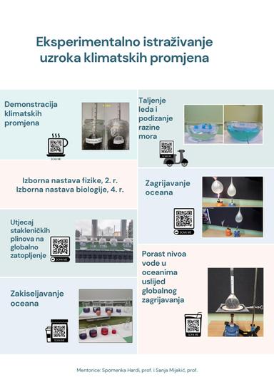 Eksperimentalno istraživanje uzroka klimatskih promjena