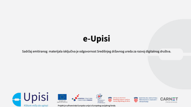 Obrazovne pisane upute za online prijave i upise u srednje škole za krajne korisnike