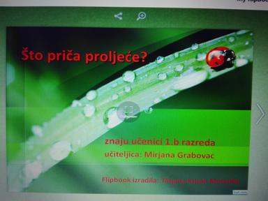 Što priča proljeće? - slikovnica s plakatima