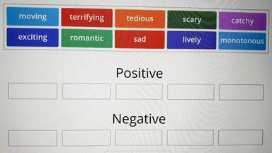 Adjectives describing music