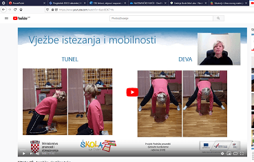 Vježbe aerobike- elastična traka