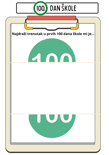 Kolekcija materijala za obilježavanje 100. dana škole u 4. razredu