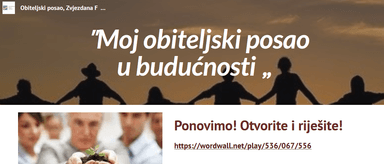 Obiteljski posao - Esej "Moj obiteljski posao u budućnosti"