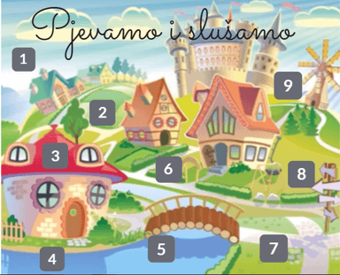 Pjevanje: Ha,ha,ha,ho,ho,ho; Slušanje: Skarazula, Marazula