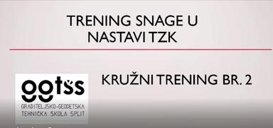 Trening snage u nastavi Tzk - kružni trening br 2