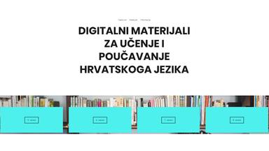 Internetska stranica "Hrvatski jezik u osnovnoj školi"
