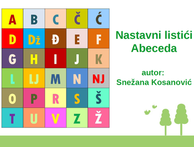 Nastavni listići Abeceda