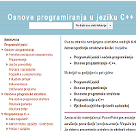 Web stranice - Osnove programiranja C++
