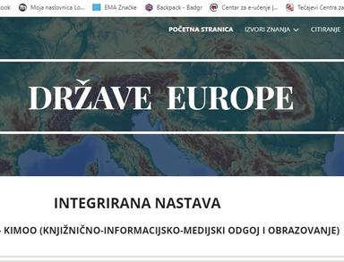 DRŽAVE EUROPE - ONLINE IZVORI