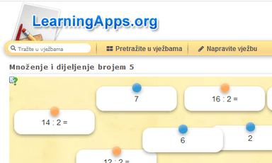 Množenje i dijeljenje brojem 5