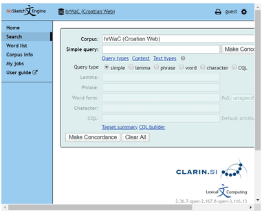 Korpusi u službi poučavanja značajki leksema
