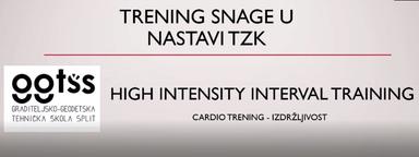 HIIT trening - cardio trening
