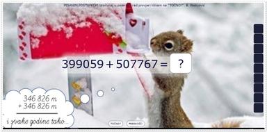 Pisano zbrajanje i oduzimanje brojeva do 1 000 000