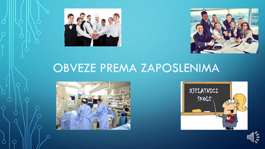 Obveze prema zaposlenima