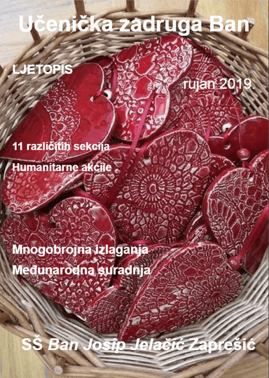 Časopis Učeničke zadruge Ban Srednje škole Ban Josip Jelačić iz Zaprešića napravljen u digitalnom alatu Madmagz