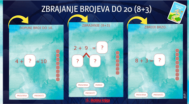 Zbrajanje brojeva do 20 (8+5)