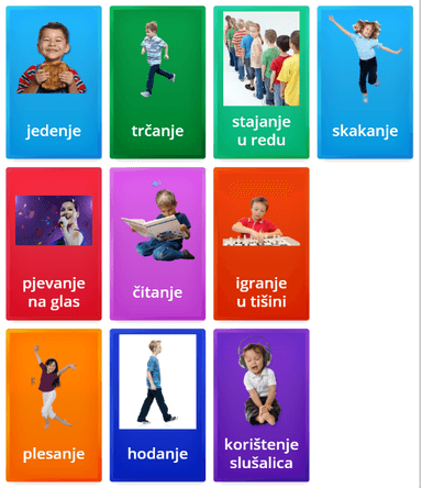 Pravila ponašanja u knjižnici: igrica