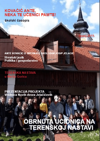 Kovačić Ante, neka te učenici pamte! časopis o projektu