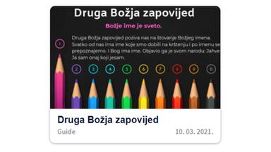 Ne izusti imena Gospodina Boga svoga uzalud!