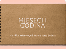 Mjeseci i godina