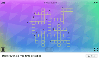 Daily routine & free-time activities