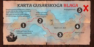 Karta gusarskoga blaga  (pravopis, 2. razred)