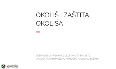 Okoliš i zaštita okoliša