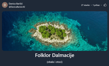 Folklor Dalmacije - obala i otoci