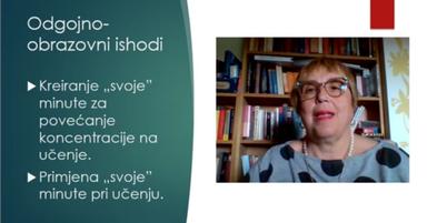 Jedna minuta. Savjeti za povećanje koncentracije pri učenju