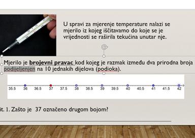 Decimlani brojevi i brojevni pravac
