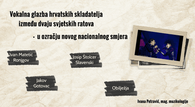 Vokalna glazba hrvatskih skladatelja između dvaju svjetskih ratova