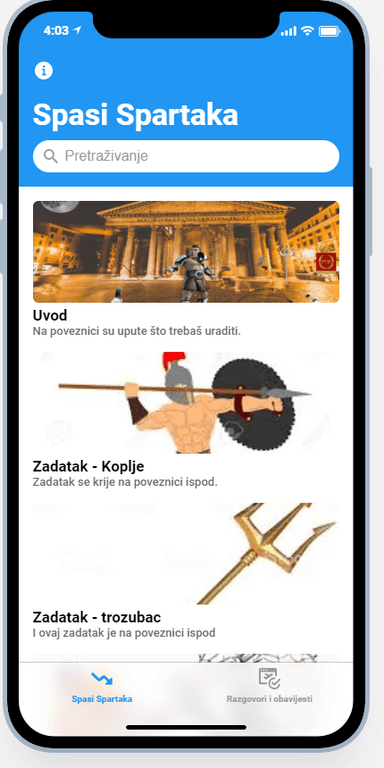 Escape room -  antički Rim