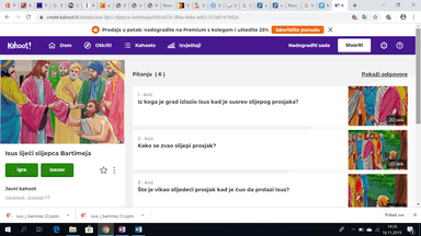 Isus liječi  Bartimeja